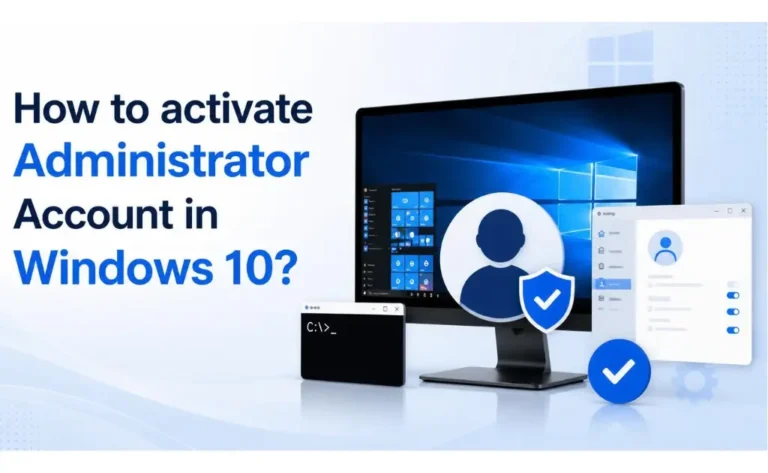 How to active administrator accounts